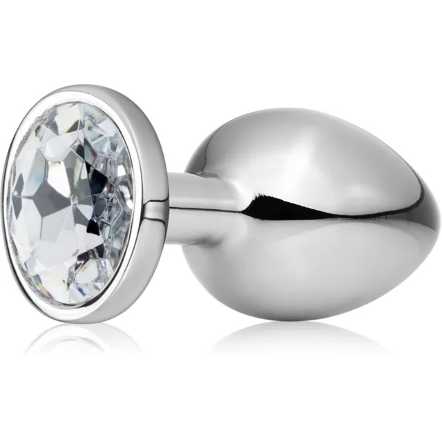 Secret play Pleasure Plug Transparent anální kolík M 8.2 cm