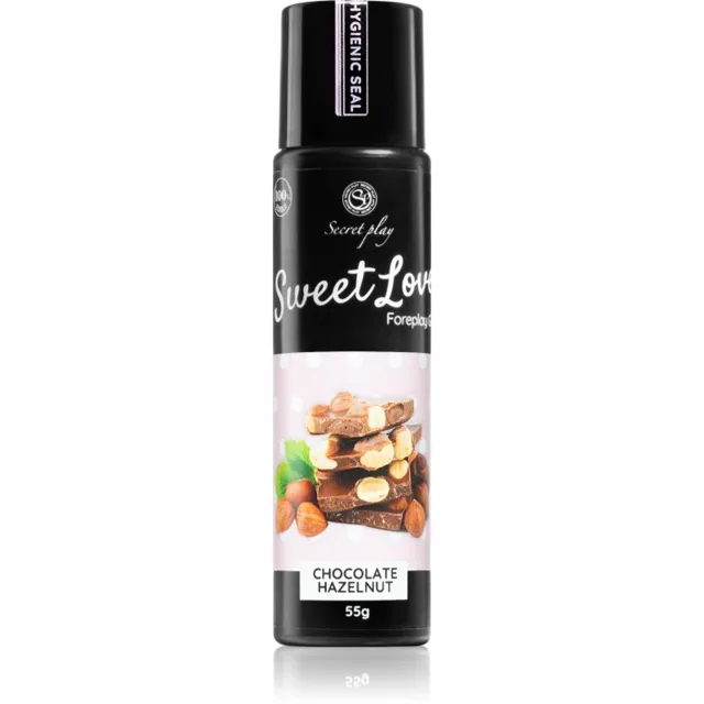 Secret play Sweet Love lubrikační gel s příchutí Chocolate Hazelnut 55 g