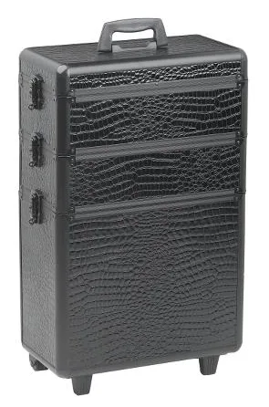 Sekční kufr na kolečkách Sibel Modular - černý (0150631) + dárek zdarma
