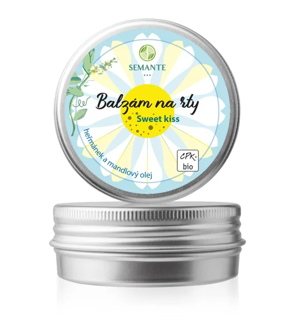 Semante Ochranný balzám na rty s heřmánkem Sweet kiss BIO 30 ml