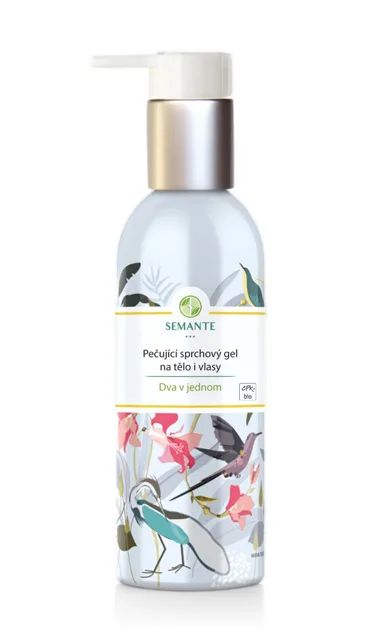 Semante Pečující sprchový gel na tělo i vlasy Dva v jednom BIO 200 ml