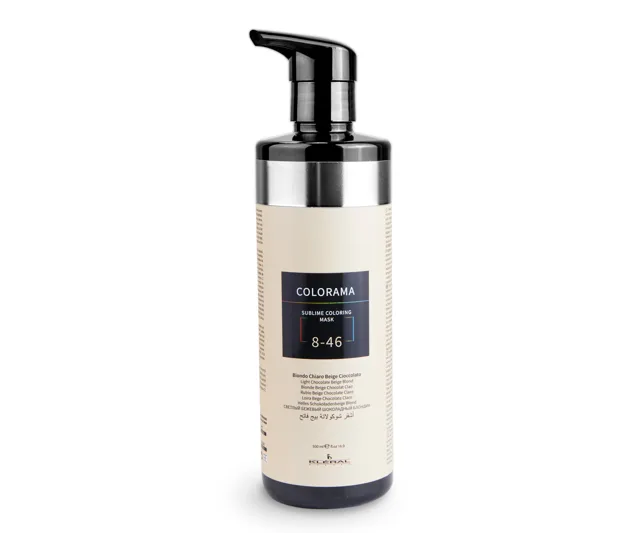 Semi-permanentní regenerační maska Kléral System Colorama 8.46 - 500 ml, světlá čokoládová blond (CM8.46) + dárek zdarma