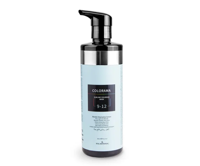 Semi-permanentní regenerační maska Kléral System Colorama 9.12 - 500 ml, velmi světlá popelavá blond (CM9.12) + dárek zdarma