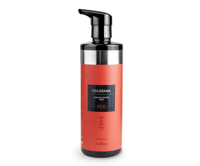 Semi-permanentní regenerační maska Kléral System Colorama Red - 500 ml, červená (CM/RE) + dárek zdarma