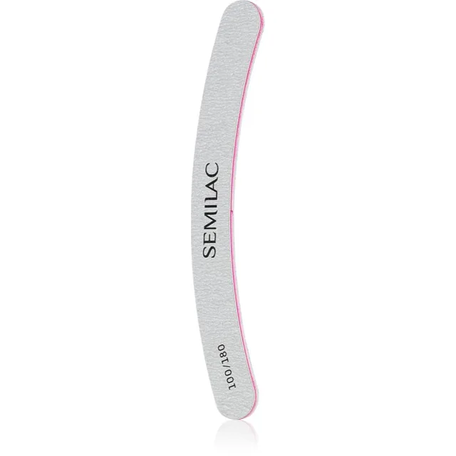 Semilac Accessories Nail File 100/180 pilník na akrylové a gelové nehty 100/180 1 ks