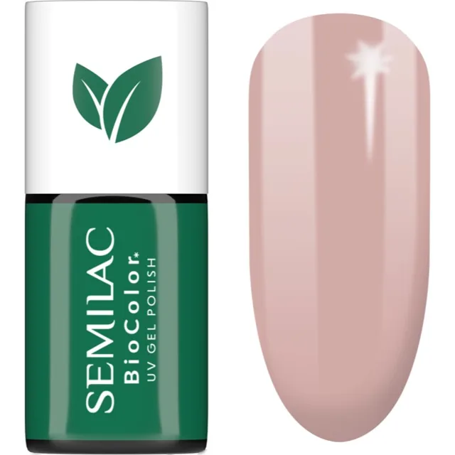 Semilac UV Hybrid BioColor gelový lak na nehty s použitím UV/LED lampy odstín 715 Yoga On Sand 7 ml