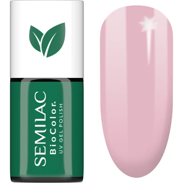 Semilac UV Hybrid BioColor gelový lak na nehty s použitím UV/LED lampy odstín 728 Pink Sunrise 7 ml