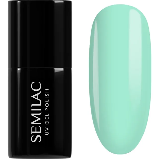 Semilac UV Hybrid Inner Glow gelový lak na nehty odstín 972 Mint To Be 7 ml