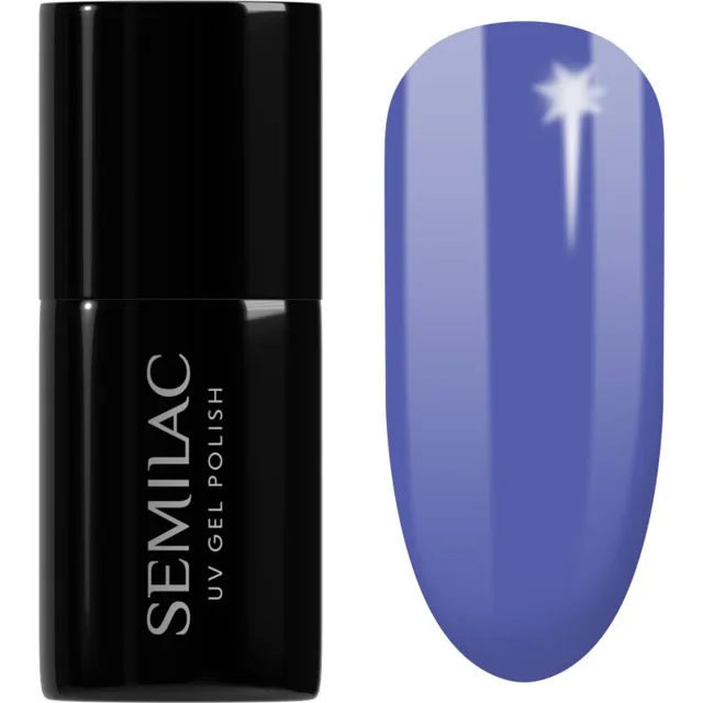 Semilac UV Hybrid Pastel Neons gelový lak na nehty s použitím UV/LED lampy odstín 602 Dark Jeans 7 ml