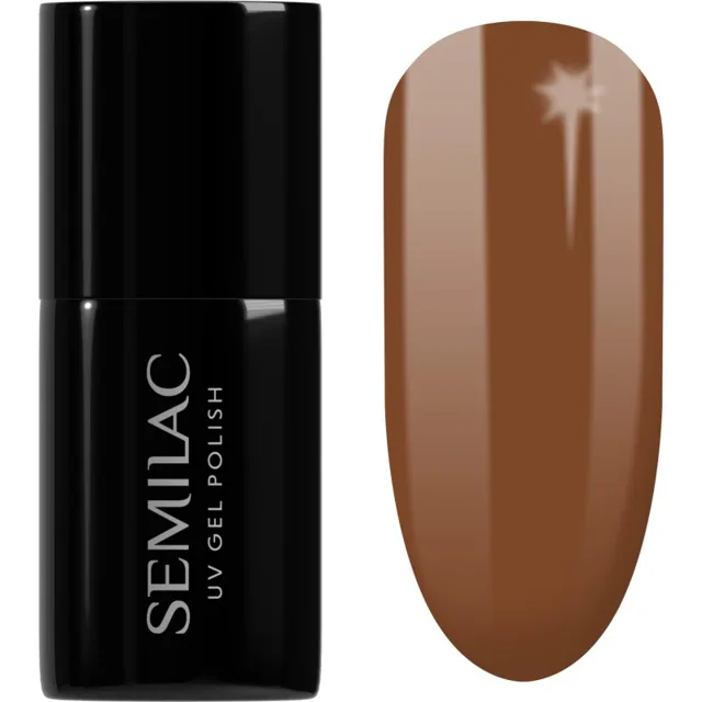 Semilac UV Hybrid WellBeing gelový lak na nehty s použitím UV/LED lampy odstín 653 Mud Bath 7 ml