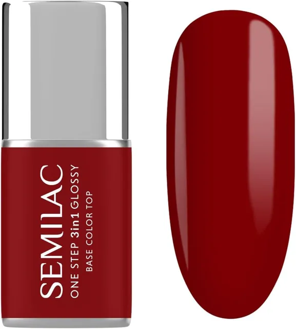 Semilac UV Nail Polish 3-in-1 S575 Dark Red 7 ml
