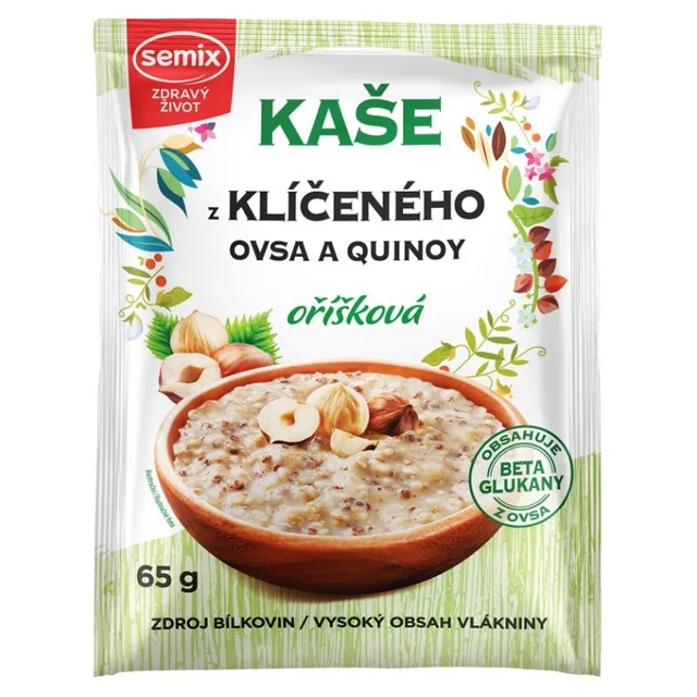 SEMIX Kaše z klíčeného ovsa a quinoy oříšková 65 g