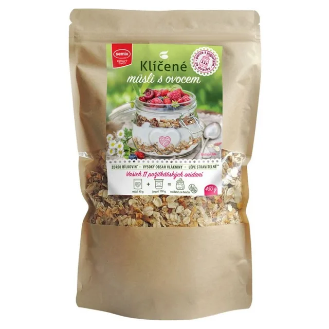 SEMIX Klíčené müsli s ovocem 450 g
