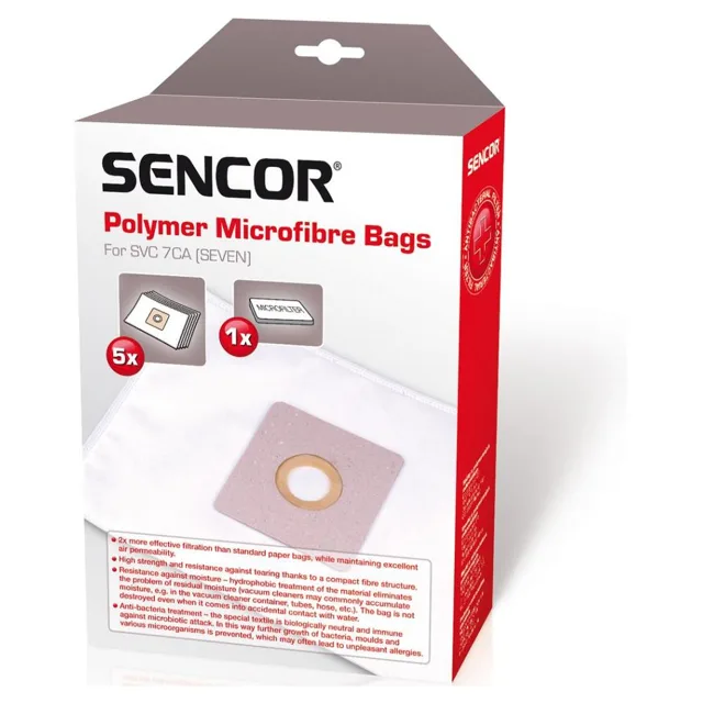 SENCOR Micro sáčky do vysavače SVC 7CA 5 kusů