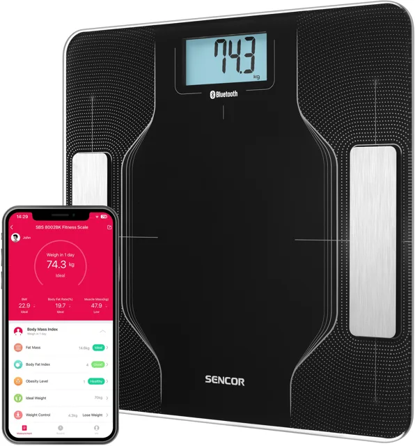 Sencor Osobní váha SBS 8002BK