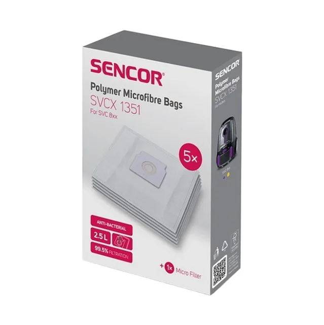 SENCOR Sáček Micro SVCX 1351 5 kusů