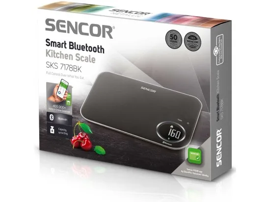 Sencor SKS 7178BK chytrá kuchyňská váha
