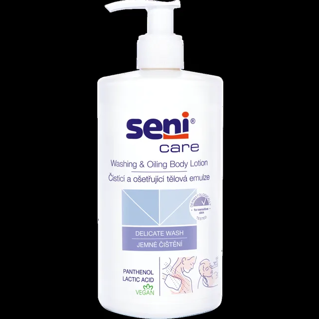 SENI Care Čistící ošetřující tělová emulze 500 ml