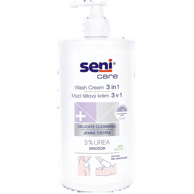 Seni Care mycí tělový krém 3v1 950 ml