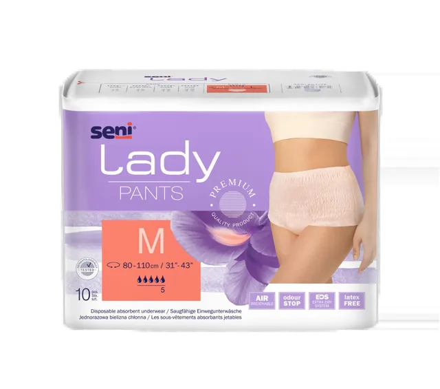 Seni Lady Pants inkon.plenkové kalhotky M 10 ks