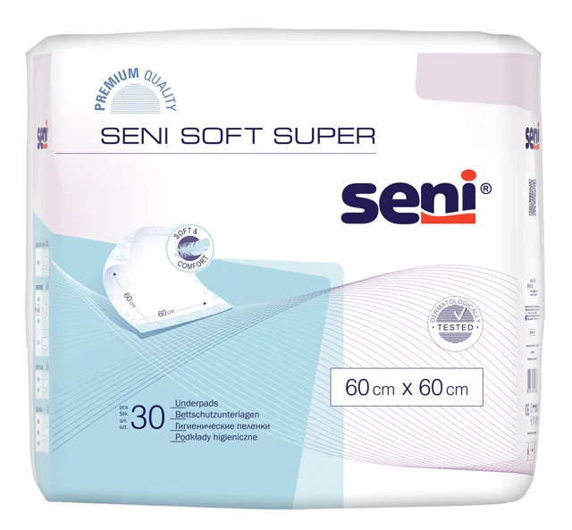 Seni Soft Super podložky absorpční 60x60cm 30ks