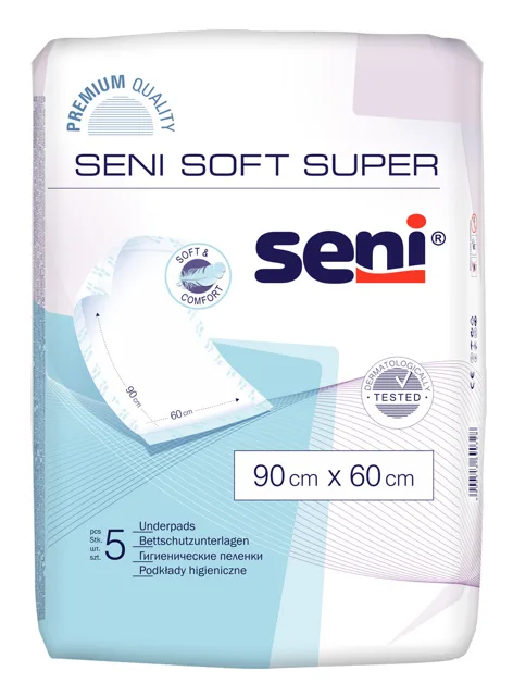 Seni Soft Super podložky absorpční 60x90cm 5ks