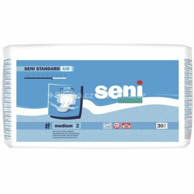 SENI Standard air plenkové kalhotky 6 kapek vel.M 30 ks