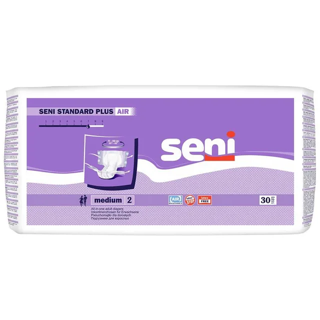 SENI Standard Plus Air plenkové kalhoty 7 kapek vel.M 30 ks