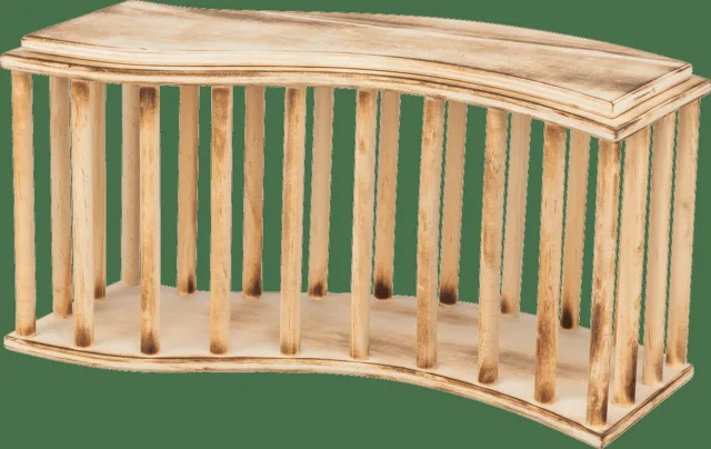 Seník jasličky pro hlodavce Trixie 37 x 19 x 13 cm opalované dřevo