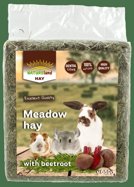 Seno Nature Land Hay s červenou řepou 650g​