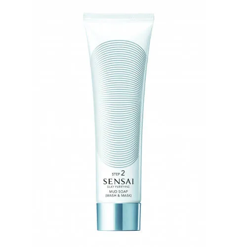 Sensai Pleťové mýdlo a maska 2 v 1 Silky Purifying Step Two (Mud Soap Wash & Mask) 125 ml