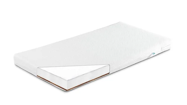 SENSILLO Dětská matrace do postýlky kokos–pěna 120×60 cm, 9cm