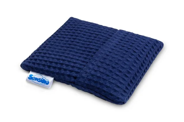 SENSILLO Termofor Wafel Premium modrý – třešňové pecky, pecičky