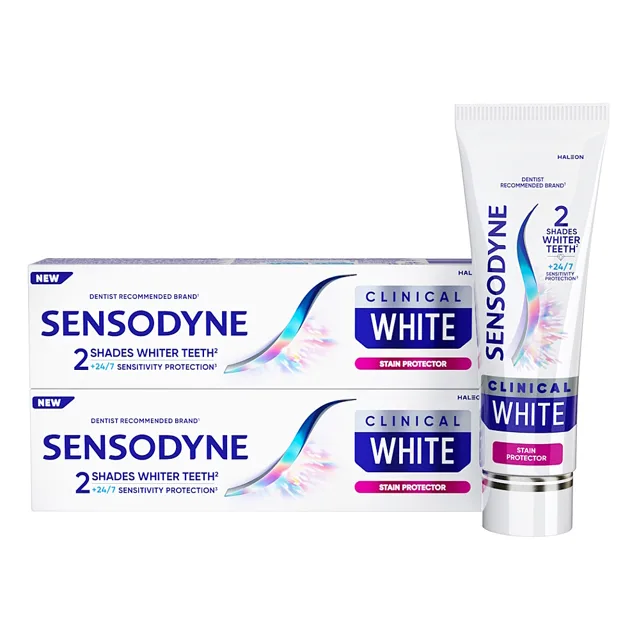 SENSODYNE Clinical White zubní pasta 2x75 ml