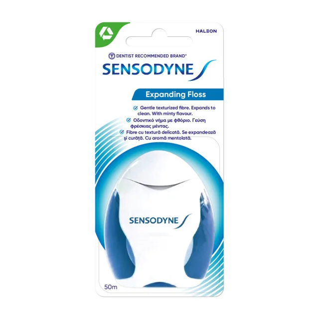 Sensodyne Expanding Floss zubní nit 50 m