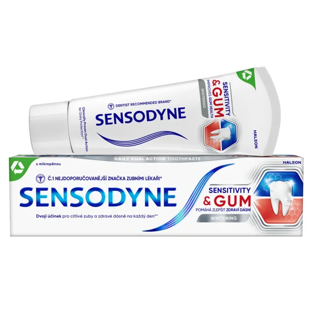 Sensodyne Zubní pasta pro citlivé zuby Sensitivity & Gum Whitening 75 ml