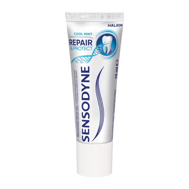 Sensodyne Zubní pasta s fluoridem Repair & Protect Cool Mint 15 ml