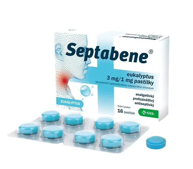 Septabene Eukalyptus 3 mg / 1 mg pas. 16