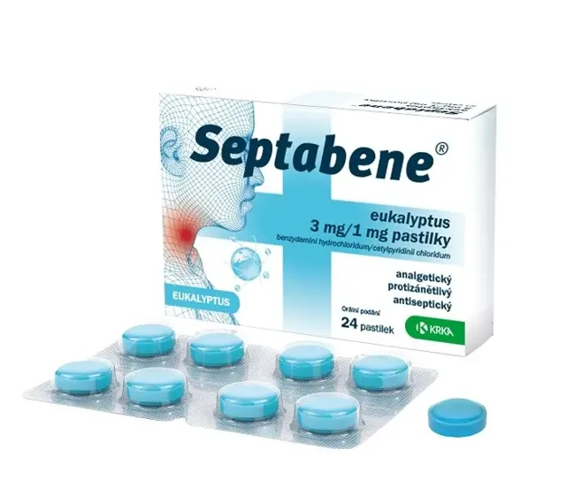 Septabene Eukalyptus 3mg/1mg pas. 24