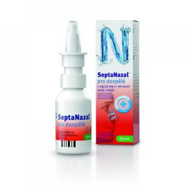 Septanazal pro dospělé 1 mg/50 mg v 1 ml nas.spr.sol. 1 x 10 ml