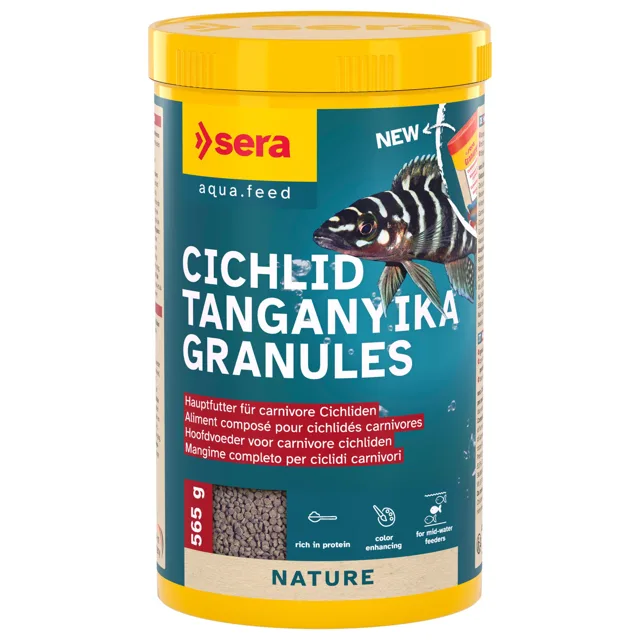sera Granured Nature krmivo pro cichlidy - 1000 ml