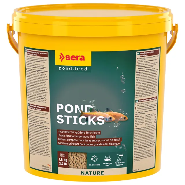 Sera Pond Granule Nature - výhodné balení: 2 x 10 litrů