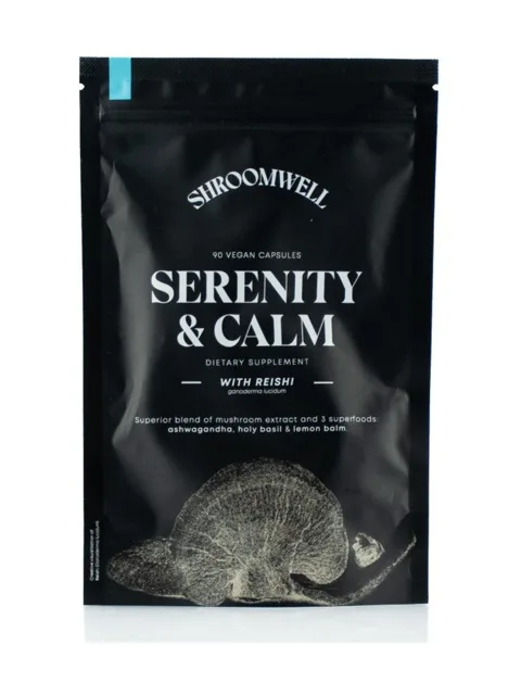 SERENITY & CALM kapsle s Reishi & superpotraviny 90 pcs