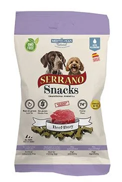 Serrano Snack For Dog-beef 100g
