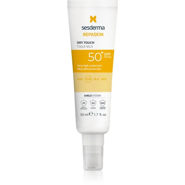 Sesderma Repaskin Dry Touch denní pleťový krém SPF 50+ 50 ml
