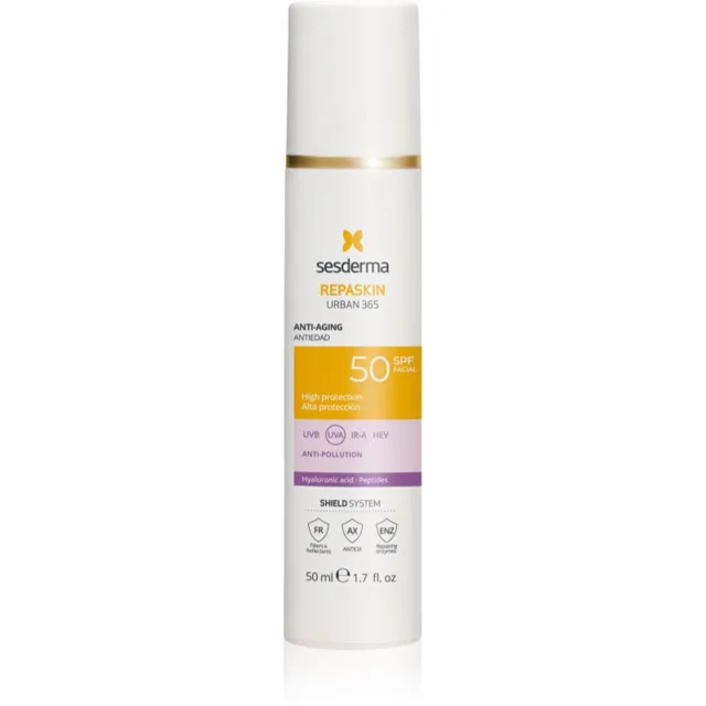 Sesderma Repaskin Urban 365 Anti-Aging opalovací krém na obličej proti stárnutí 50 ml