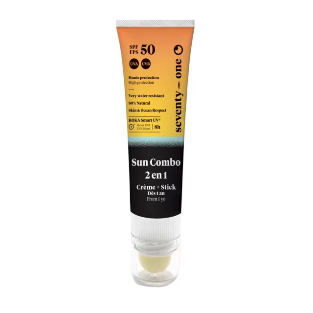 Seventy-one Sun Combo 2in1 SPF 50 opalovací krém 20 ml + tyčinka na obličej a rty 2 g