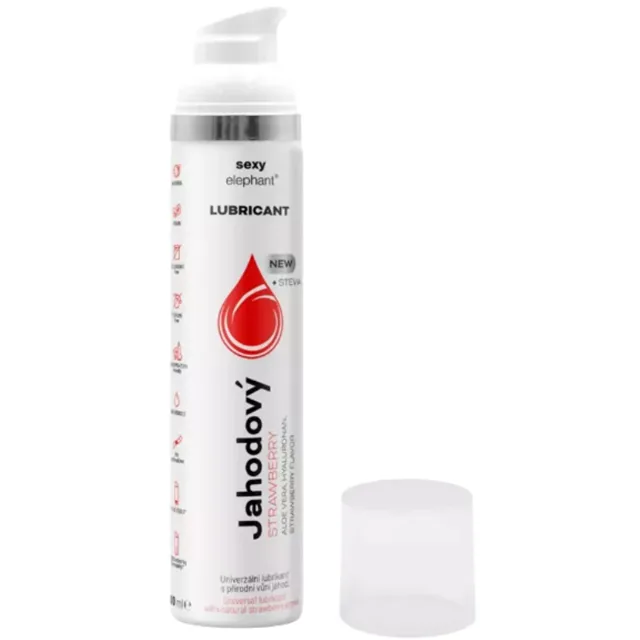 Sexy Elephant Lubrikační gel Jahodový 100 ml
