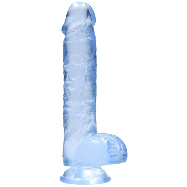 Sexy Elephant Realistické dildo Clear Pleasure (15 cm), modré
