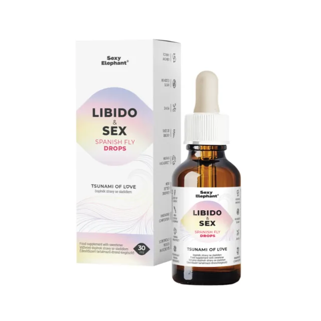 Sexy Elephant Španělské mušky Růžový Slon Extra STRONG+ (30 ml)